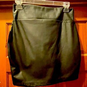 Material Girl Pleather Mini Skirt